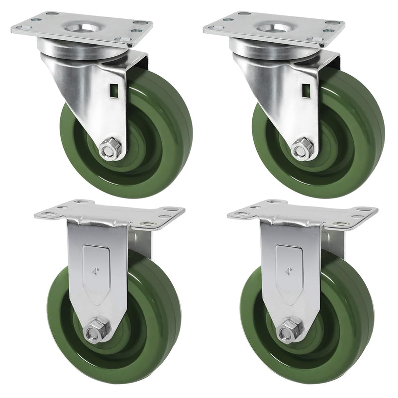 4"X1-1/4" High Temperature Oven Rack Casters