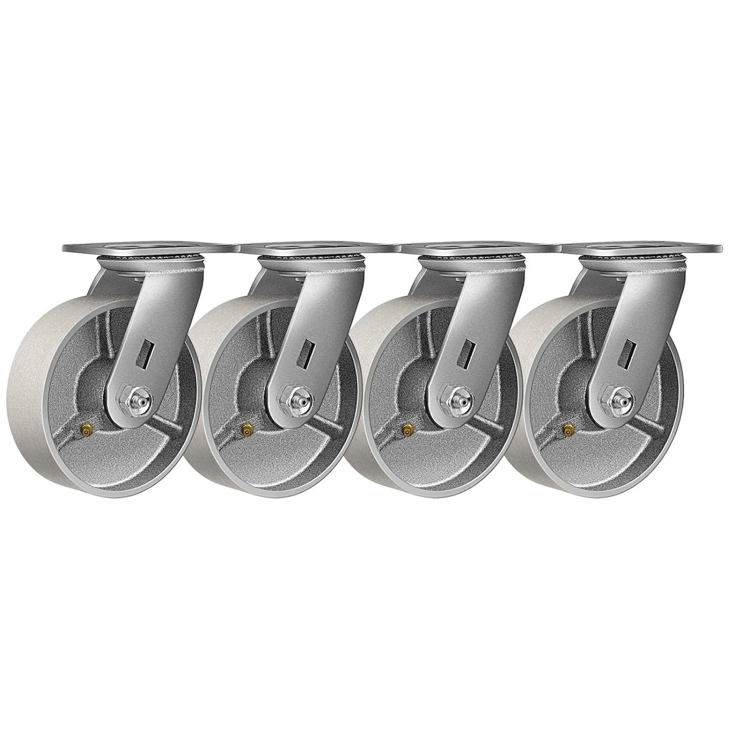 2" Wide Heavy Duty Steel Casters