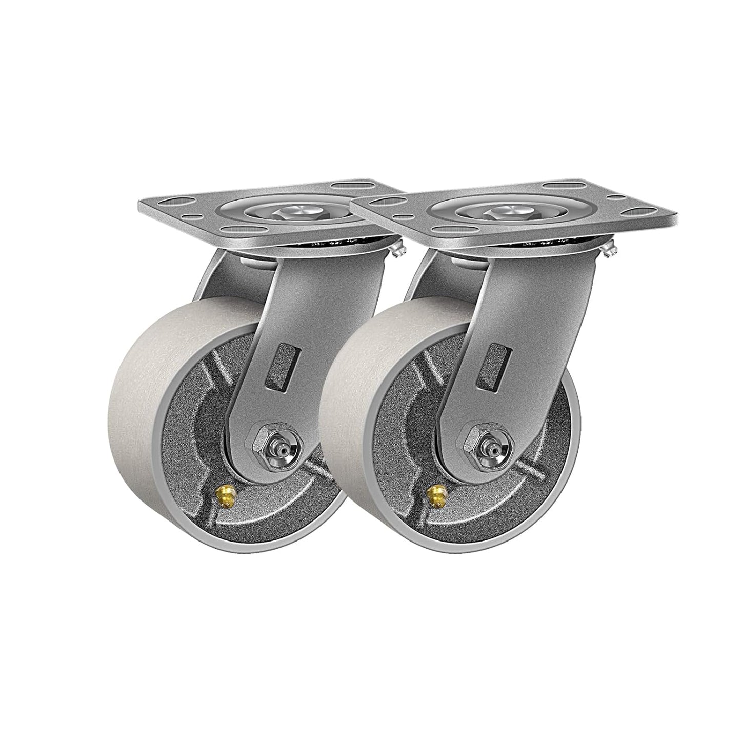 2" Wide Heavy Duty Steel Casters