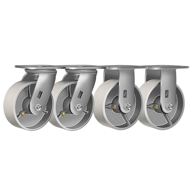 2" Wide Heavy Duty Steel Casters