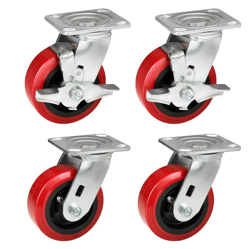 2" Wide Long Lasting Polyurethane Caster