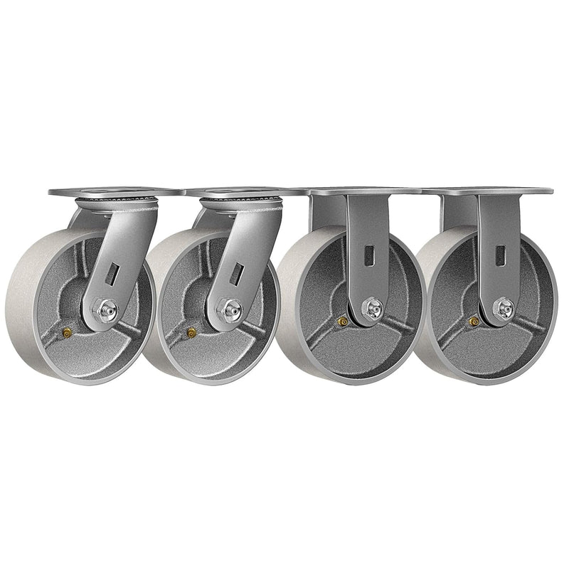 2" Wide Heavy Duty Steel Casters