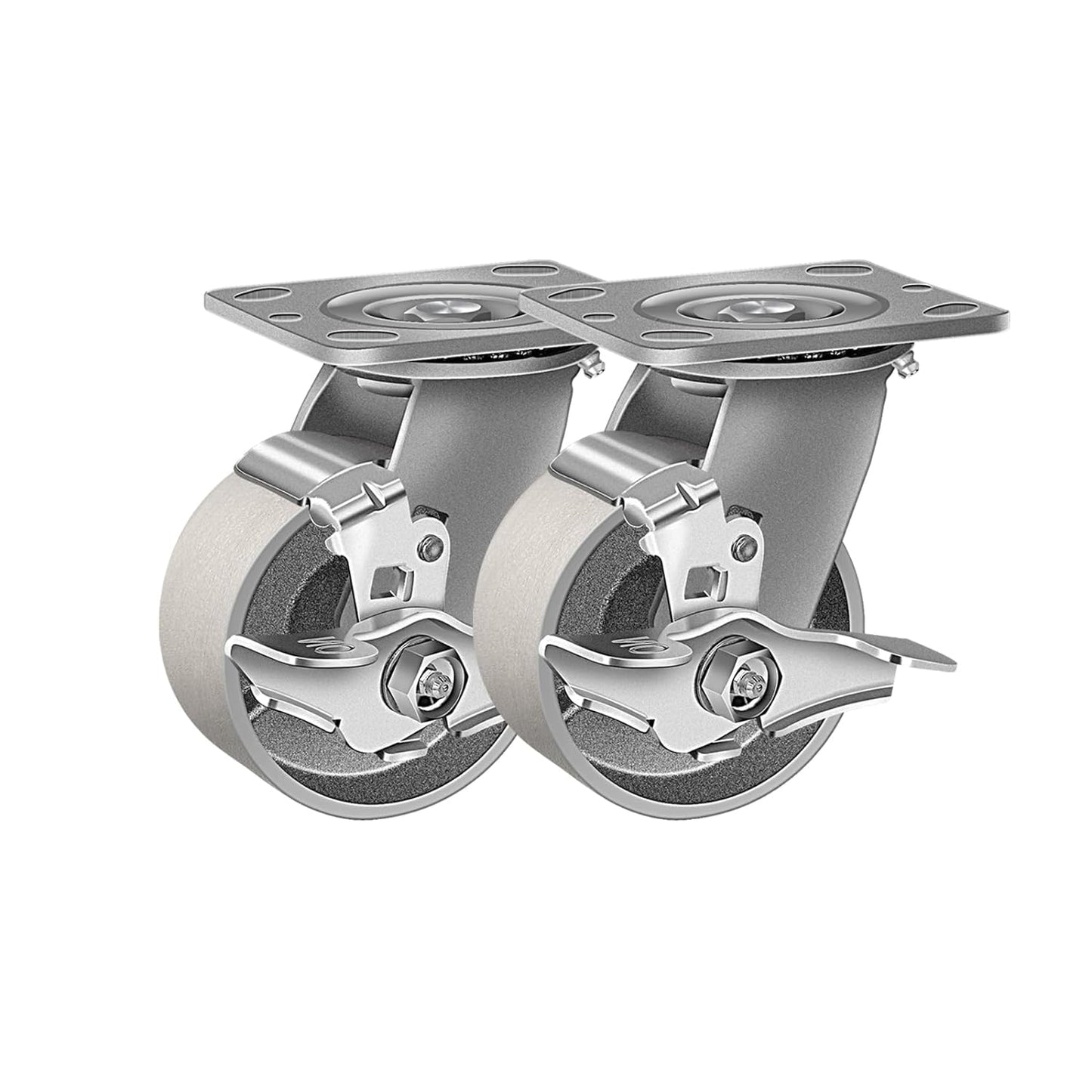 2" Wide Heavy Duty Steel Casters