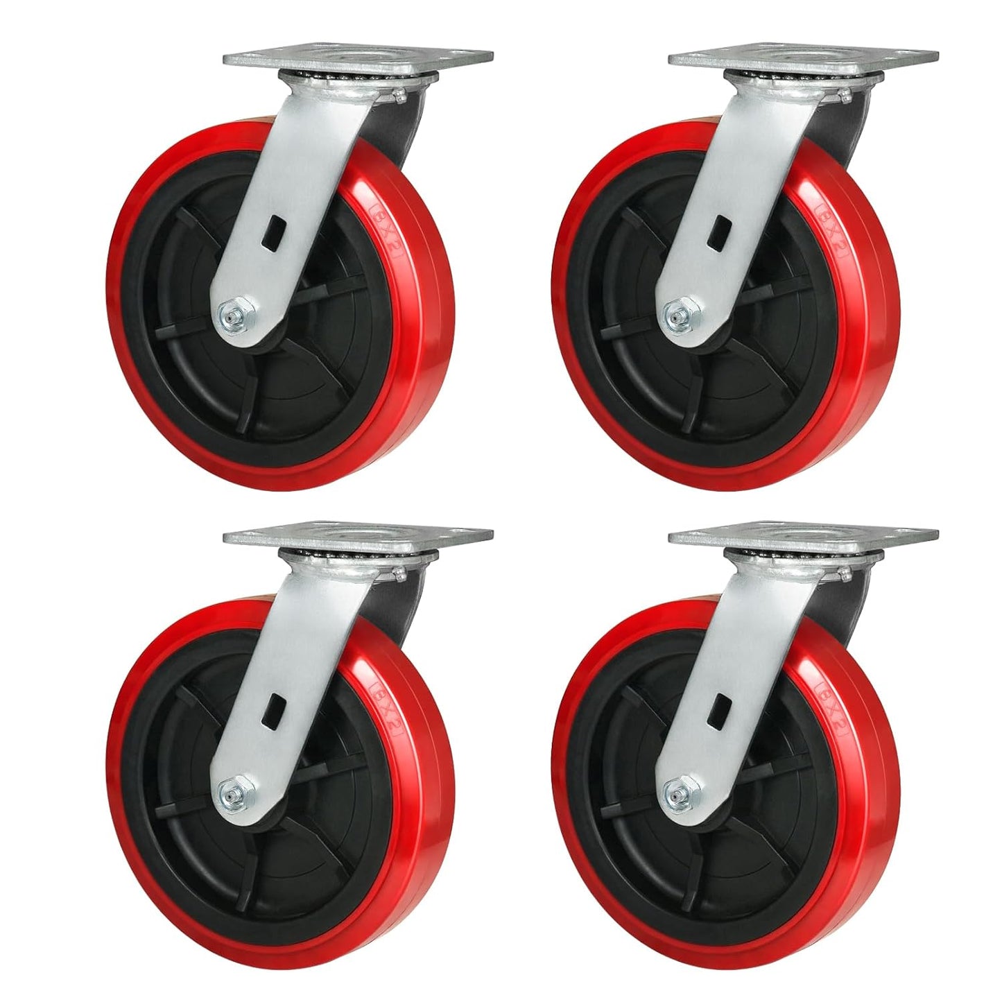 2" Wide Long Lasting Polyurethane Caster