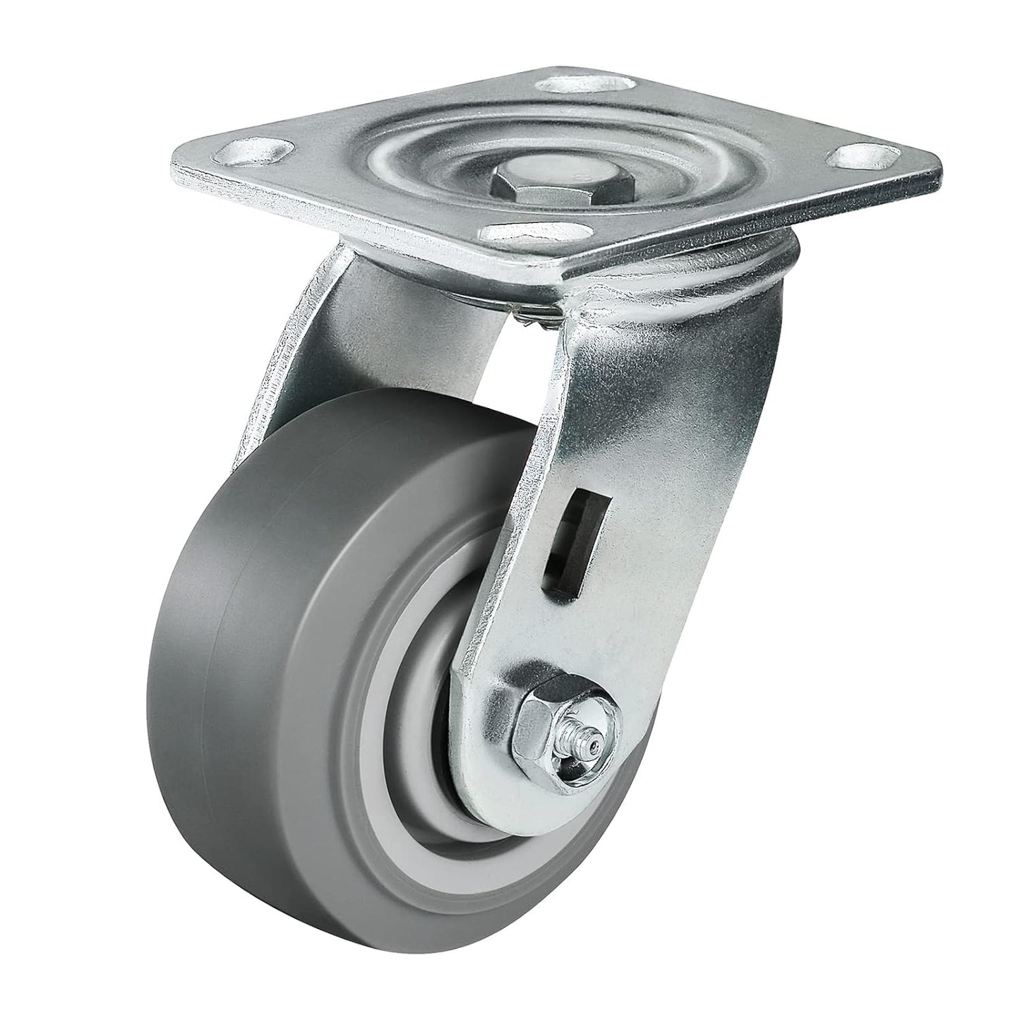 2" Wide Heavy-duty Rubber Caster