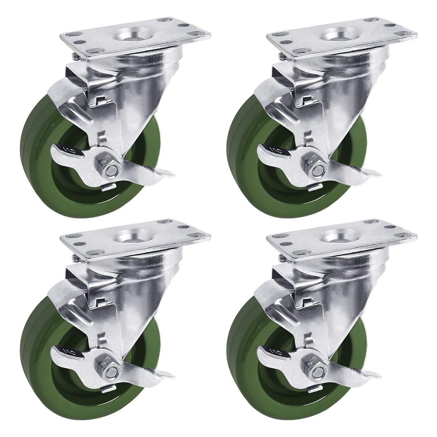 4"X1-1/4" High Temperature Oven Rack Casters